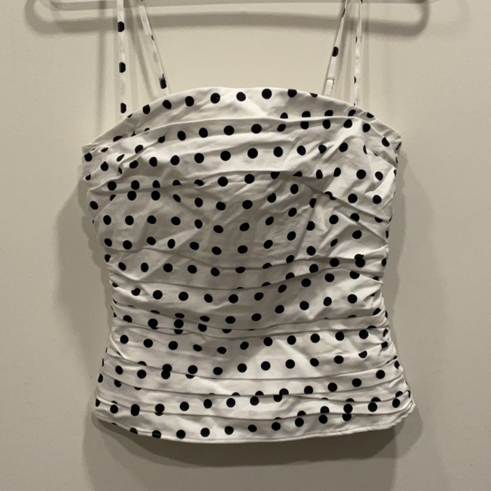 Reformation Rosie Top Malta Dot - Size 6